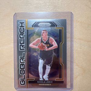 2021-22 Panini Prizm Nikola Jokic Global Reach Insert MVP